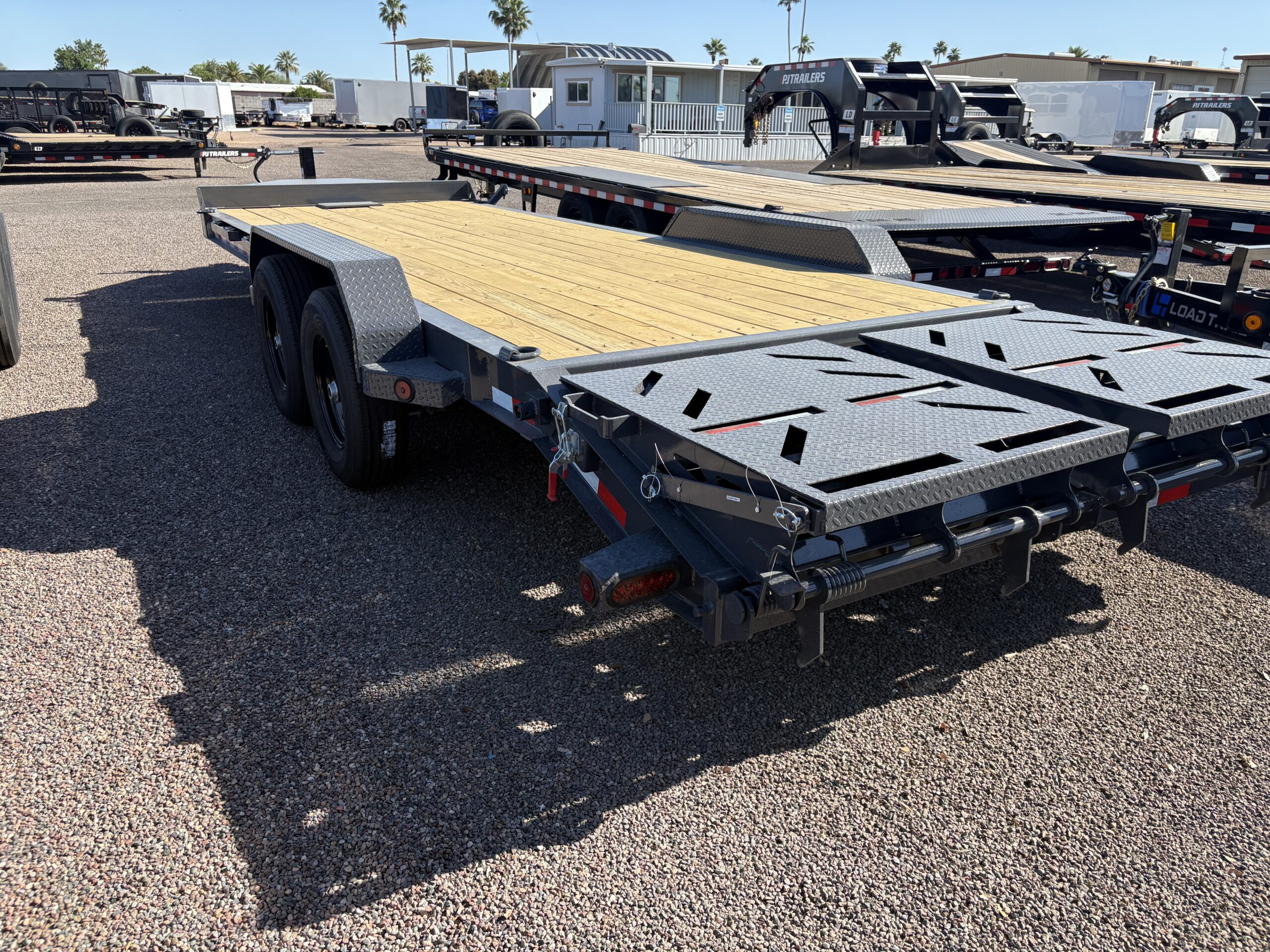 22x83 IronBull, Tandem Axle, 14K GVWR, Rampage Ramps, Winch Plate - Image 5