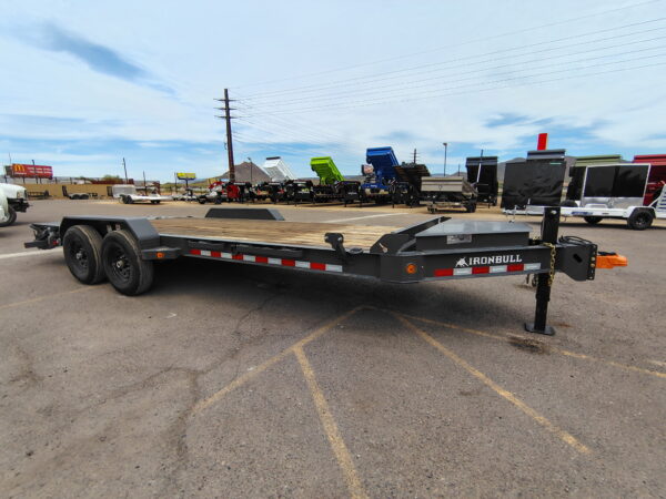 20x83 IronBull, Tandem Axle, 14K GVWR, Rampage Ramps