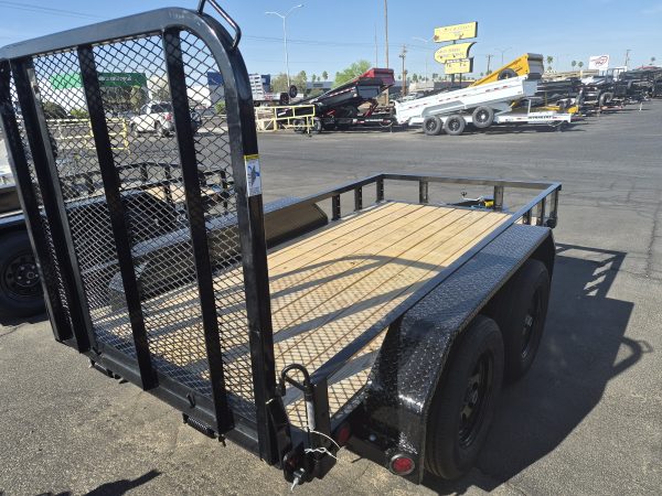 10x60 Tandem Axle, 7K GVWR, Channel Utility