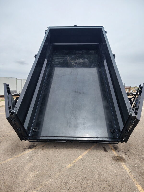 14x83 IronBull Tandem Axle Dump, 15K GVWR, 36" Sides, Solar Charger, 14 Ply Tires