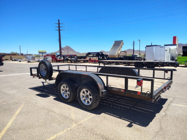 16x77 Tandem Axle Utility, 7K GVWR, Ramps