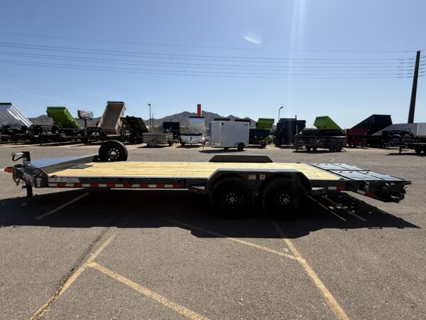 22x83 IronBull, Tandem Axle, 14K GVWR, Rampage Ramps, Winch Plate
