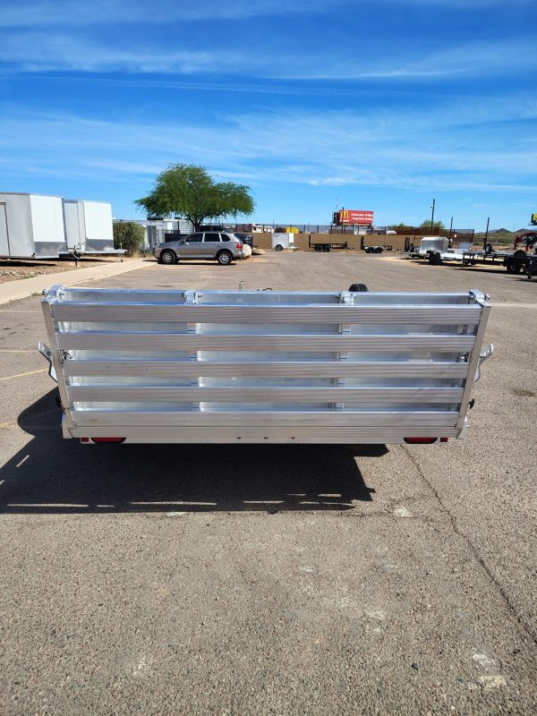 14x80 All Aluminum, 8.5K GVWR, Tandem Axle, Bi-Fold Tailgate (8014TA-EL-BT-RTD)