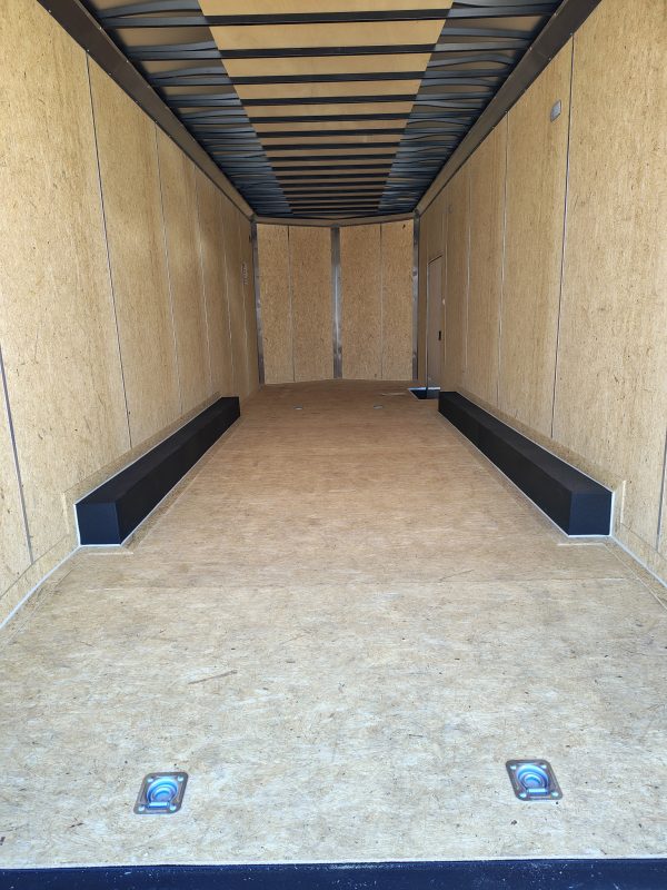 28x8.5 Jasper SE Car Hauler, Triple Axle, 12" Extra Height, 21K GVWR, Ramp Door