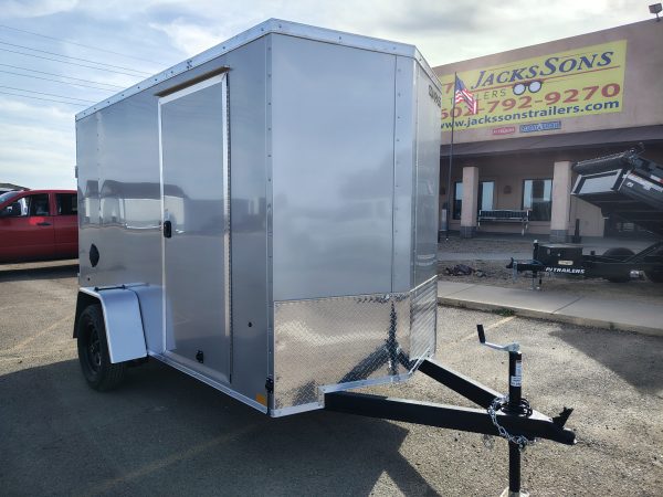10x5 Indigo DLX, 3K GVWR, Ramp Door, 6" Additional Height, Side Door