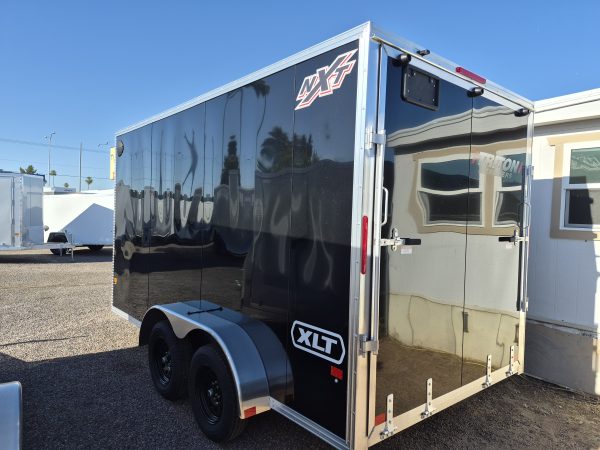 14x7 All Aluminum XLTP1 Enclosed, 7K GVWR, Limited Edition, Ramp Door
