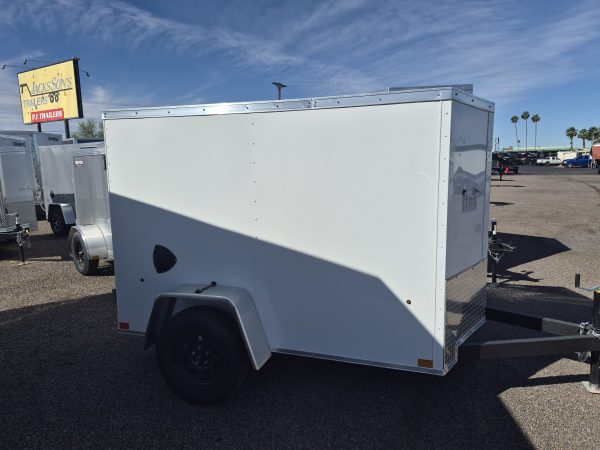 08x5 Indigo DLX, 3K GVWR, Minus 6" Extra Height, Ramp Door