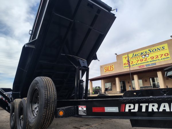 14x83 Tandem Axle, 15,400 GVWR, Low Pro Dump, 24" Sides, 14 Ply Tires