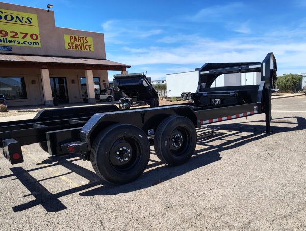 16x83 Ironbull Gooseneck, Tandem Axle, Roll Off Chassis, 16K GVWR, 16 PLY