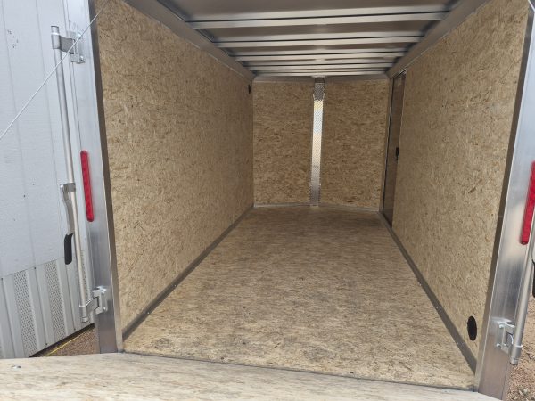 12x6 All Aluminum XLT-P Enclosed, 3K GVWR, Side Door, Ramp Door