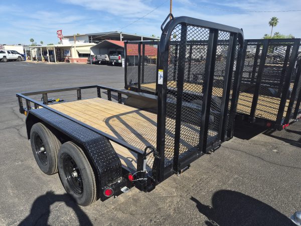 10x60 Tandem Axle, 7K GVWR, Channel Utility