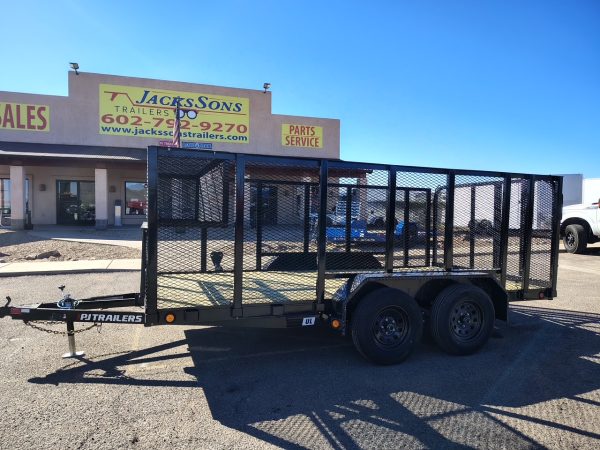 14x83 Tandem Axle, 7K GVWR, Channel Utility, Landscape Toolbox