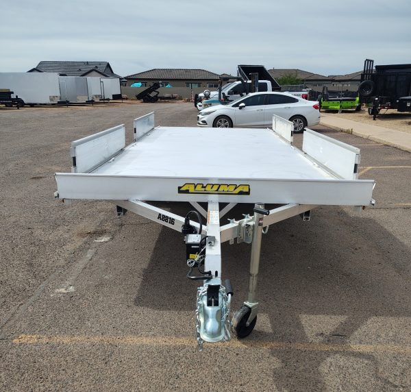 16x88 All Aluminum, 4.4K GVWR, Tandem Axle, ATV Ramp (A8816TA-EL-R)