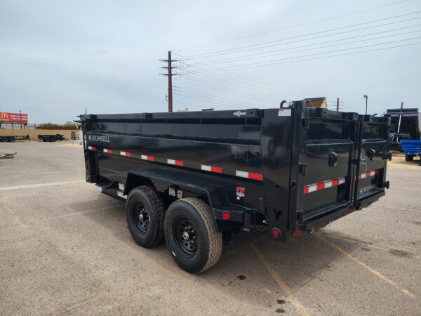 14x83 IronBull Tandem Axle Dump, 15K GVWR, 36" Sides, Solar Charger, 14 Ply Tires