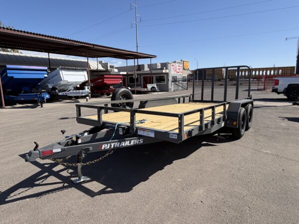 16x83 Tandem Axle, 7K GVWR, Channel Utility