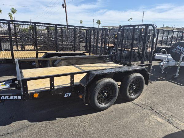 10x60 Tandem Axle, 7K GVWR, Channel Utility