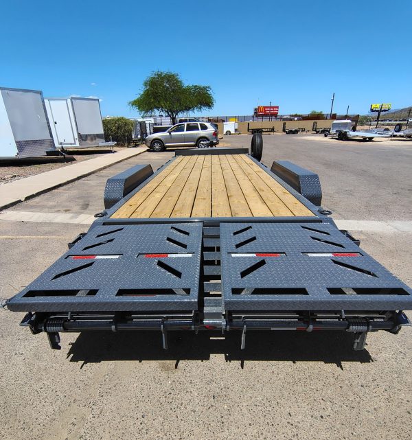 22x83 IronBull, Tandem Axle, 14K GVWR, Rampage Ramps