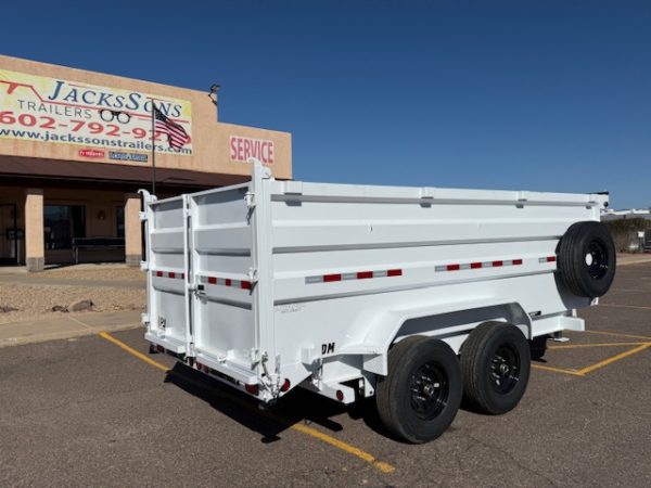 14x83 Tandem Axle, 15,400 GVWR, Low Pro High Side Dump, 48" Sides, 14 Ply Tires