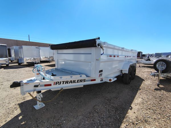 16x83 Tandem Axle, 15,400 GVWR, Low Pro Dump, 36" Sides, 14 Ply Tires