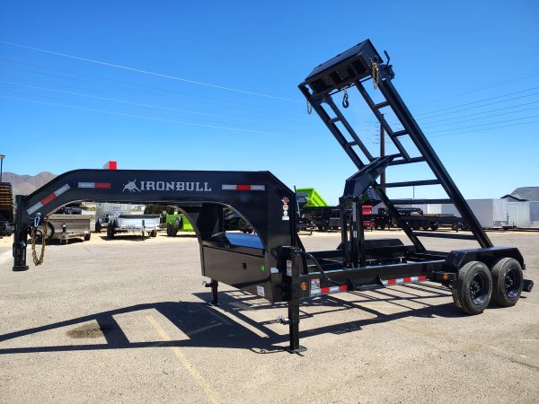 16x83 Ironbull Gooseneck, Tandem Axle, Roll Off Chassis, 16K GVWR, 16 PLY