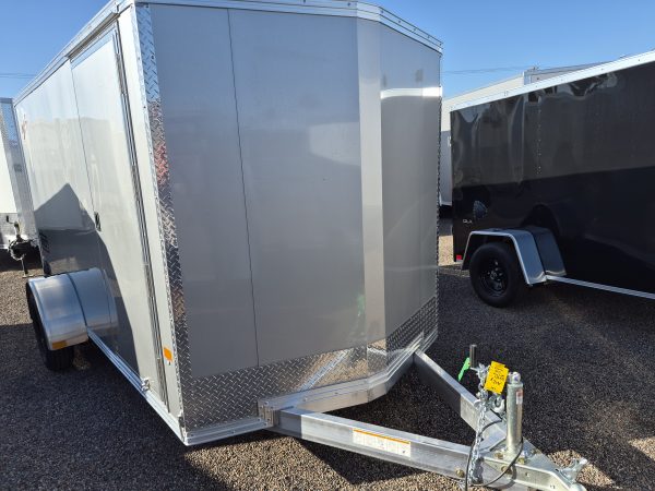 12x6 All Aluminum XLT-P Enclosed, 3K GVWR, Side Door, Ramp Door