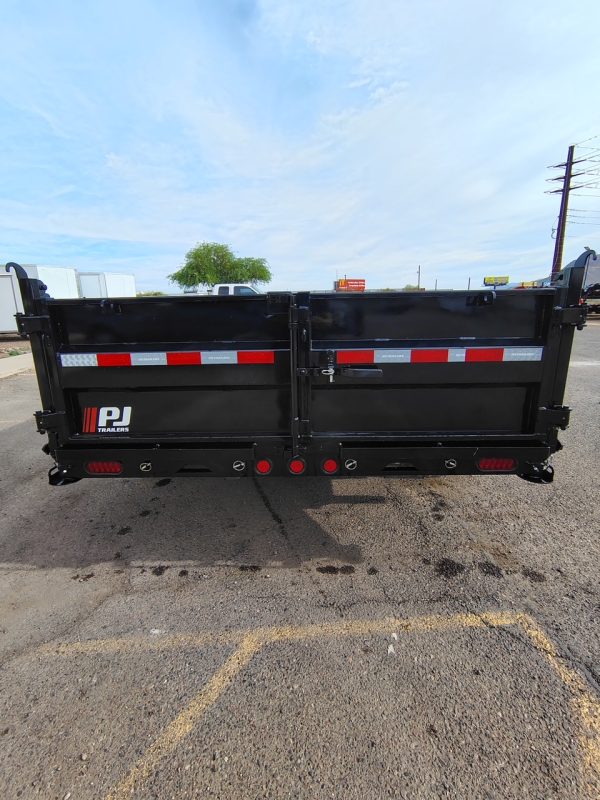 14x83 Tandem Axle, 15,400 GVWR, Low Pro Dump, 24" Sides, 14 Ply Tires