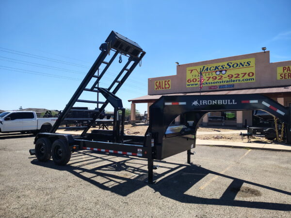 16x83 Ironbull Gooseneck, Tandem Axle, Roll Off Chassis, 16K GVWR, 16 PLY