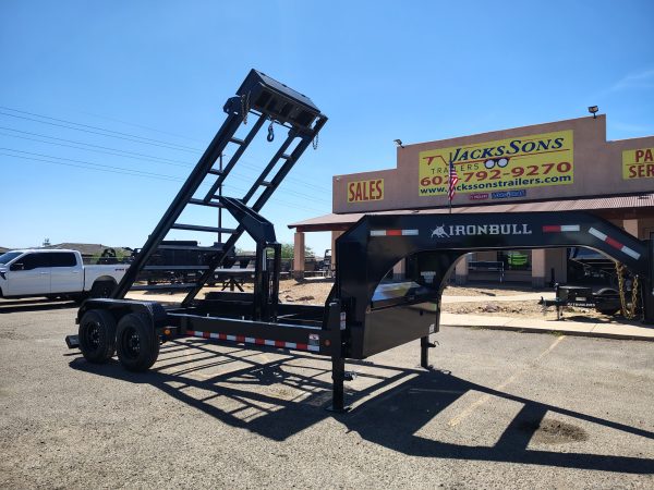 16x83 Ironbull Gooseneck, Tandem Axle, Roll Off Chassis, 16K GVWR, 16 PLY