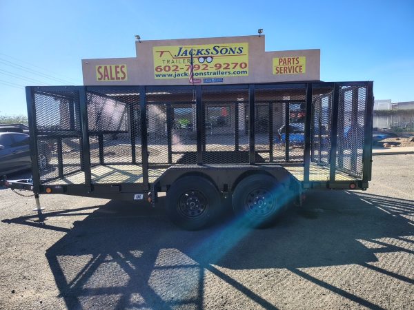 14x83 Tandem Axle, 7K GVWR, Channel Utility, Lanscape Toolbox