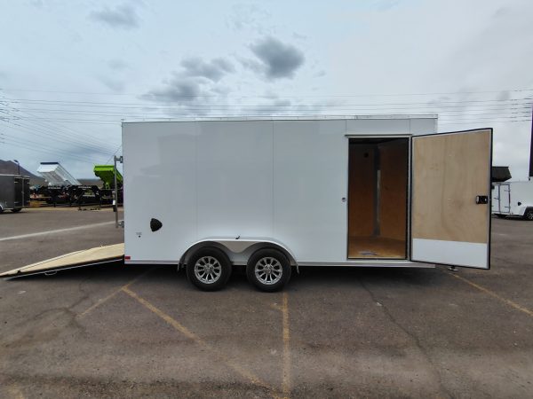 16x7 Jasper SE, 7K GVWR, Standard Height - No Slope, Ramp Door