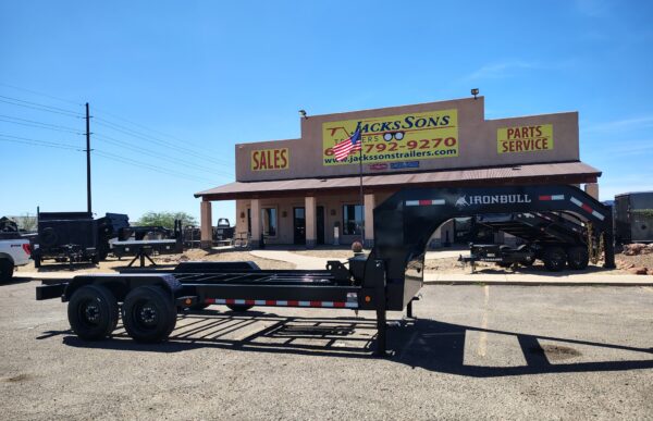 16x83 Ironbull Gooseneck, Tandem Axle, Roll Off Chassis, 16K GVWR, 16 PLY