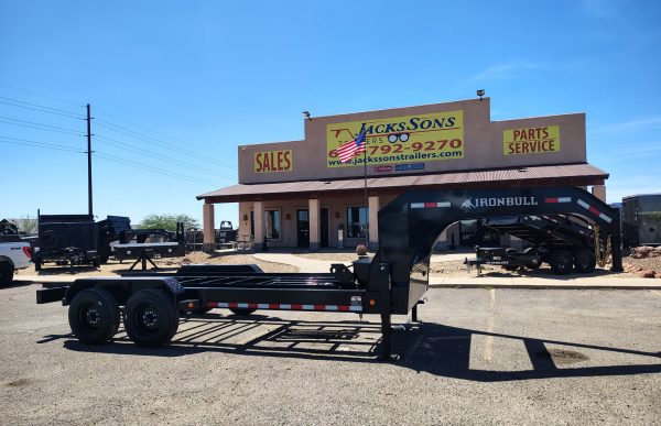 16x83 Ironbull Gooseneck, Tandem Axle, Roll Off Chassis, 16K GVWR, 16 PLY