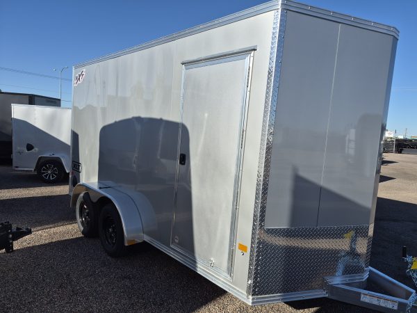 14x7 All Aluminum XLTP1 Enclosed, 7K GVWR, Limited Edition, Ramp Door