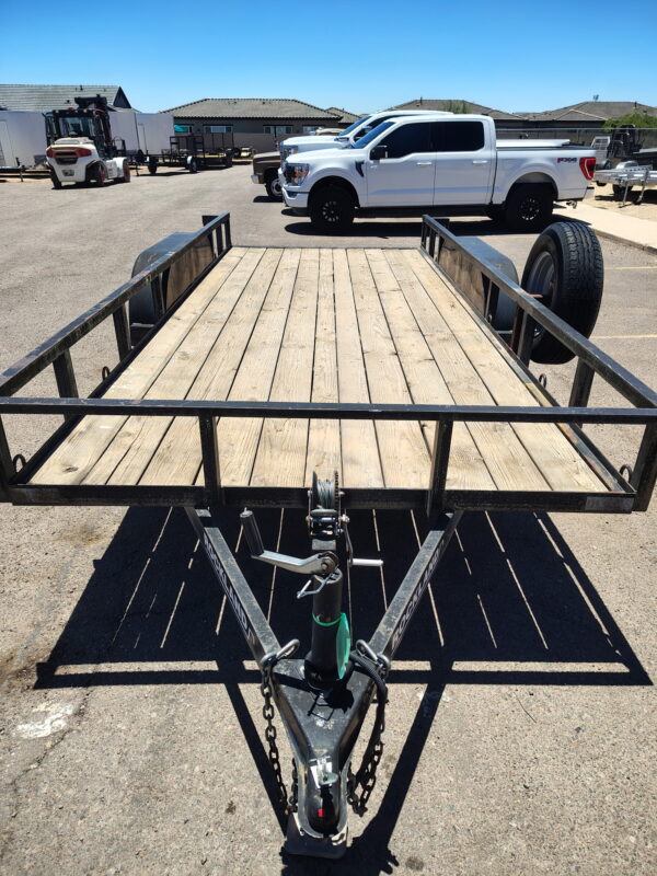 16x77 Tandem Axle Utility, 7K GVWR, Ramps
