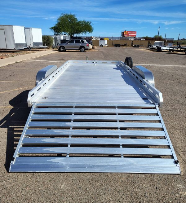 14x80 All Aluminum, 8.5K GVWR, Tandem Axle, Straight Tailgate (8014TA-EL-TG-RTD)
