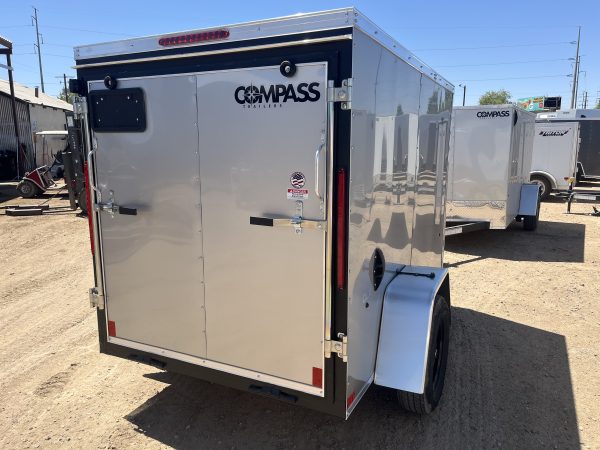 8x5 Indigo DLX, 3K GVWR, Ramp Door, 6" Reduced Height