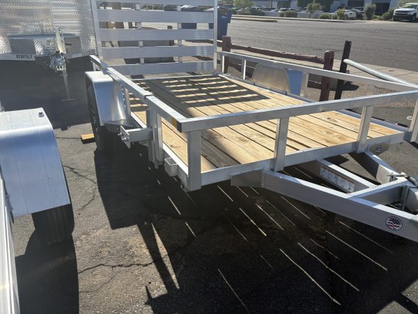 10X6 ALUMINUM UTILITY, 3K GVWR, Ramp Gate