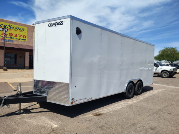 20x8.5 Indigo DLX, 10K GVWR, Ramp Door