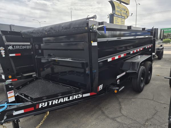 14x83 Tandem Axle, 15,400 GVWR, Low Pro Dump, 48" Sides, 14 Ply Tires