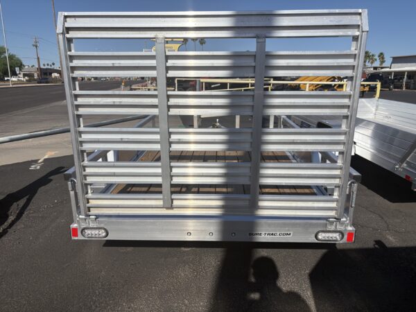 10X6 ALUMINUM UTILITY, 3K GVWR, Ramp Gate
