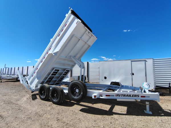 16x83 Tandem Axle, 15,400 GVWR, Low Pro Dump, 36" Sides, 14 Ply Tires