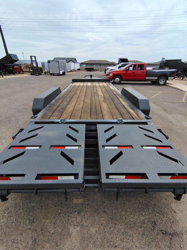 20x83 IronBull, Tandem Axle, 14K GVWR, Rampage Ramps