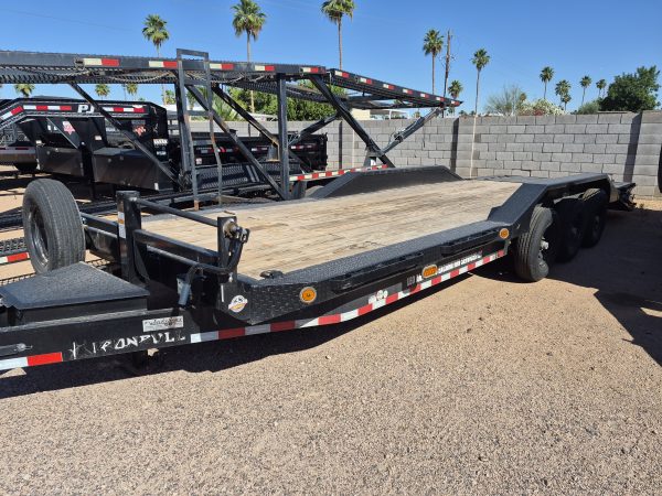102x26 Triple Axle Bumper Pull Equipment Trailer