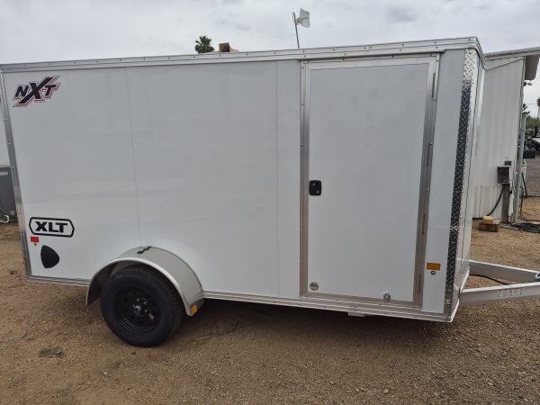 12x6 All Aluminum XLT-P Enclosed, 3K GVWR, Side Door, Ramp Door
