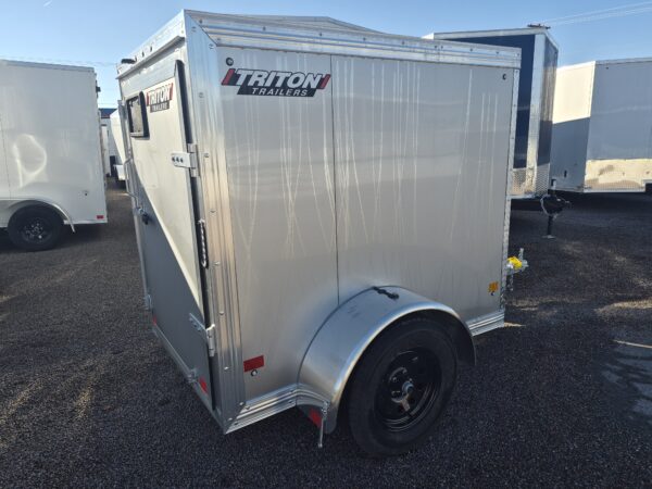 6x4 All Aluminum, NXT Enclosed, 2K GVWR, Swing Door