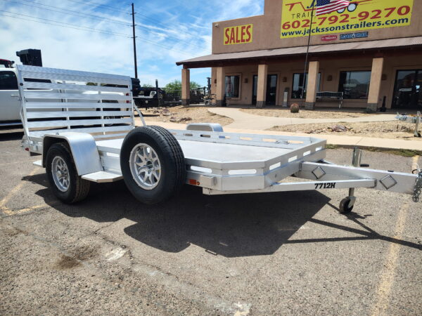 12x77 All Aluminum, 3K GVWR, Heavy Single Axle (7712H-S-TG)