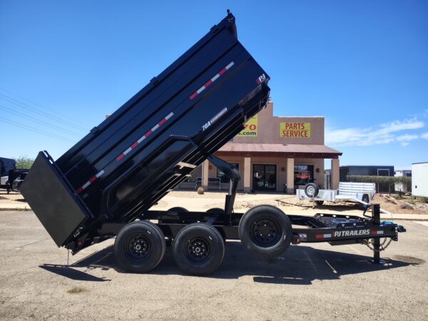 12x83 Tandem Axle, 15,400 GVWR, Low Pro Dump, 48" Sides, 14 Ply Tires