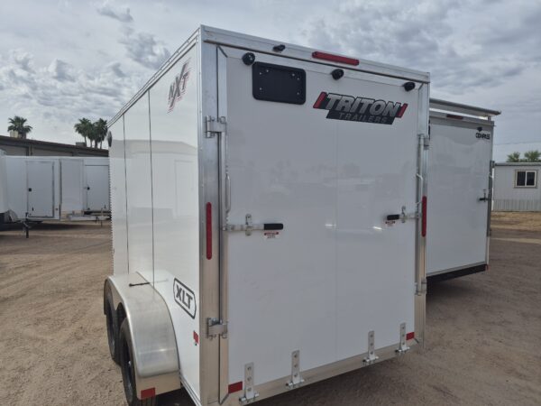 12x6 All Aluminum XLT-P Enclosed, 7K GVWR, 72" Side Door, Ramp Door