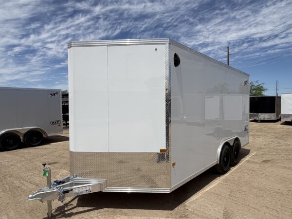 16x8.5 All Aluminum XLTP2 Car Hauler, 10K GVWR, Side Door, Ramp Door
