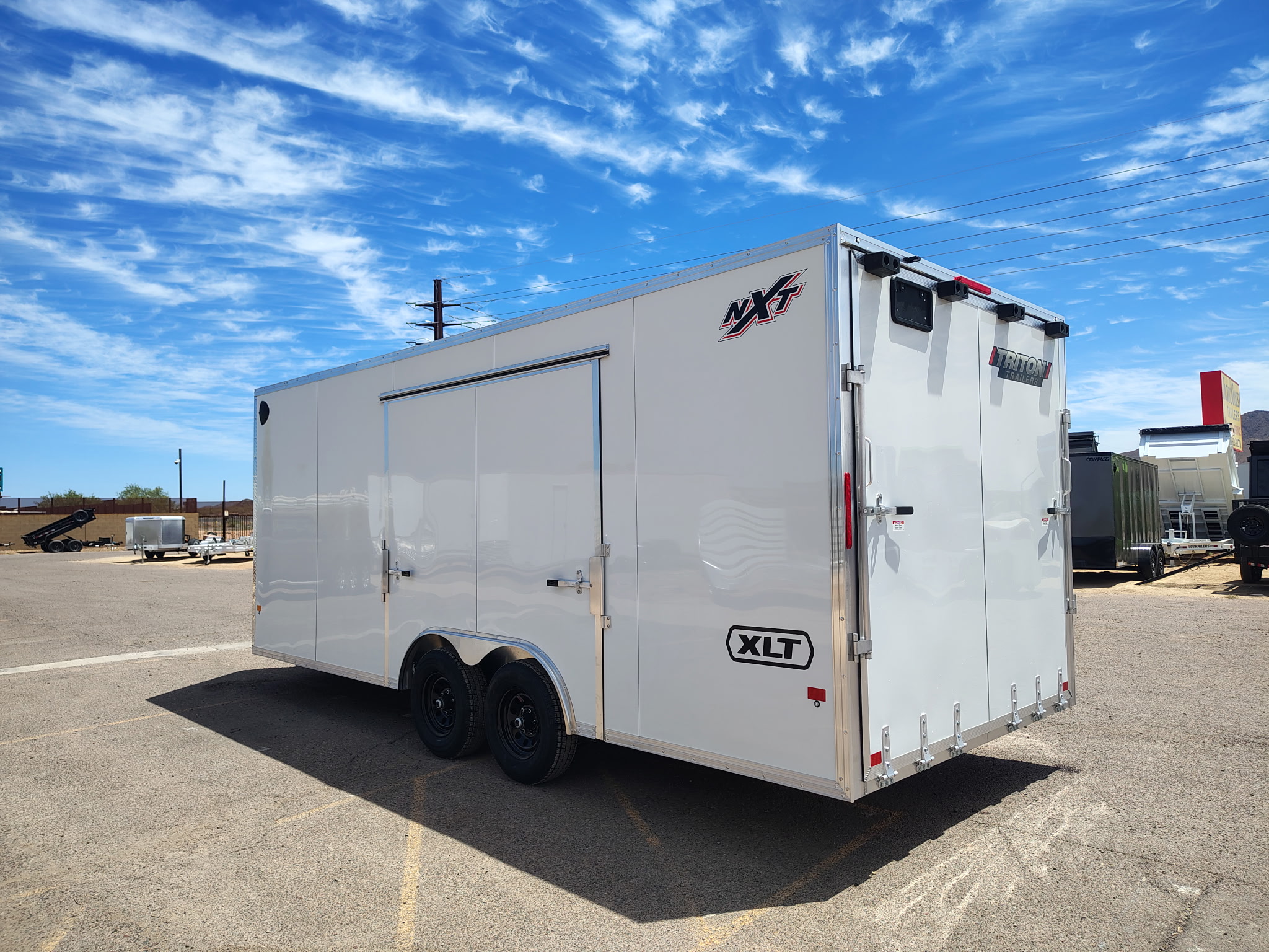 20x8.5 All Aluminum XLT-P Car Hauler, 10K GVWR, Ramp Door, Elite Escape Door - Image 6